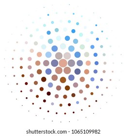 Spotted colorful vector background. Abstract halftone illustration pattern. Vintage texture
