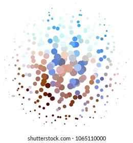 Spotted colorful vector background. Abstract halftone illustration pattern. Vintage texture
