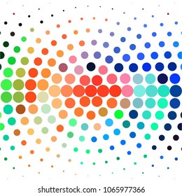 Spotted colorful vector background. Abstract halftone illustration pattern. Vintage texture
