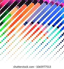 Spotted colorful vector background. Abstract halftone illustration pattern. Vintage texture
