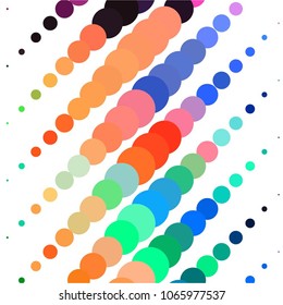 Spotted colorful vector background. Abstract halftone illustration pattern. Vintage texture
