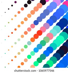 Spotted colorful vector background. Abstract halftone illustration pattern. Vintage texture
