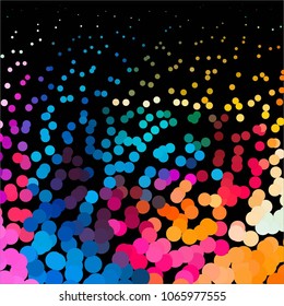 Spotted colorful vector background. Abstract halftone illustration pattern. Vintage texture
