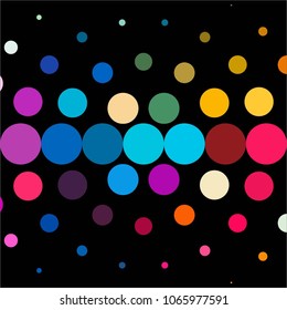 Spotted colorful vector background. Abstract halftone illustration pattern. Vintage texture
