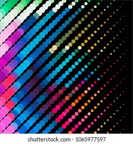 Spotted colorful vector background. Abstract halftone illustration pattern. Vintage texture
