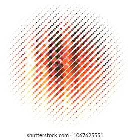 Spotted colorful vector background. Abstract halftone illustration pattern. Vintage texture
