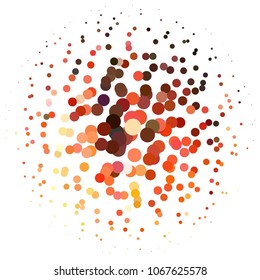 Spotted colorful vector background. Abstract halftone illustration pattern. Vintage texture
