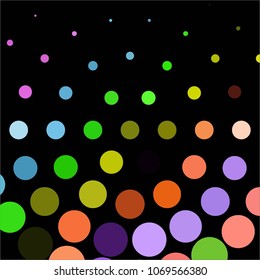 Spotted colorful vector background. Abstract halftone illustration pattern. Vintage texture
