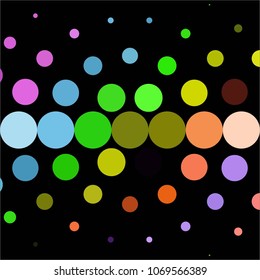 Spotted colorful vector background. Abstract halftone illustration pattern. Vintage texture
