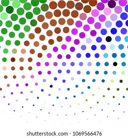 Spotted colorful vector background. Abstract halftone illustration pattern. Vintage texture
