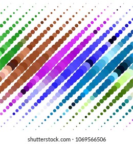 Spotted colorful vector background. Abstract halftone illustration pattern. Vintage texture

