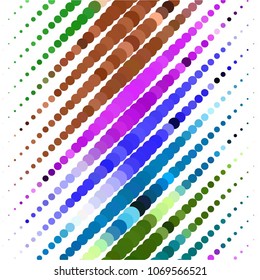 Spotted colorful vector background. Abstract halftone illustration pattern. Vintage texture

