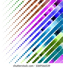Spotted colorful vector background. Abstract halftone illustration pattern. Vintage texture
