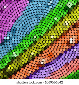 Spotted colorful vector background. Abstract halftone illustration pattern. Vintage texture
