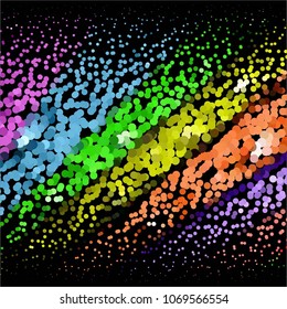 Spotted colorful vector background. Abstract halftone illustration pattern. Vintage texture
