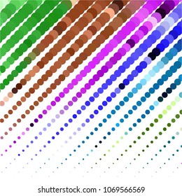 Spotted colorful vector background. Abstract halftone illustration pattern. Vintage texture
