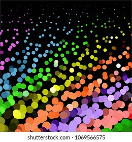 Spotted colorful vector background. Abstract halftone illustration pattern. Vintage texture
