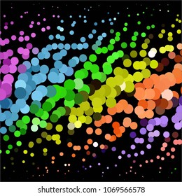 Spotted colorful vector background. Abstract halftone illustration pattern. Vintage texture
