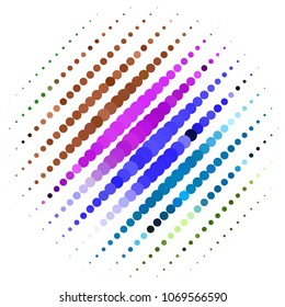 Spotted colorful vector background. Abstract halftone illustration pattern. Vintage texture
