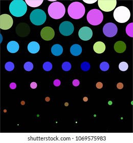 Spotted colorful vector background. Abstract halftone illustration pattern. Vintage texture
