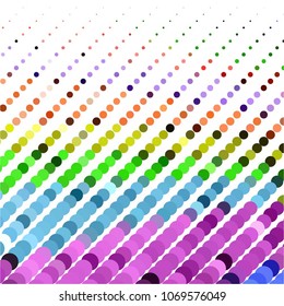 Spotted colorful vector background. Abstract halftone illustration pattern. Vintage texture
