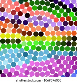 Spotted colorful vector background. Abstract halftone illustration pattern. Vintage texture
