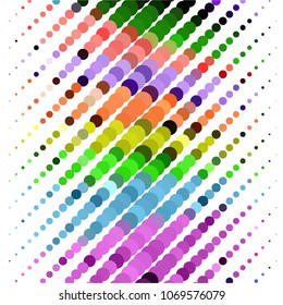 Spotted colorful vector background. Abstract halftone illustration pattern. Vintage texture
