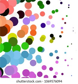 Spotted colorful vector background. Abstract halftone illustration pattern. Vintage texture
