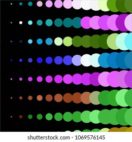 Spotted colorful vector background. Abstract halftone illustration pattern. Vintage texture
