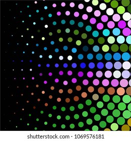 Spotted colorful vector background. Abstract halftone illustration pattern. Vintage texture
