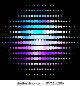 Spotted colorful vector background. Abstract halftone illustration pattern. Vintage texture
