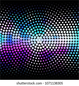 Spotted colorful vector background. Abstract halftone illustration pattern. Vintage texture
