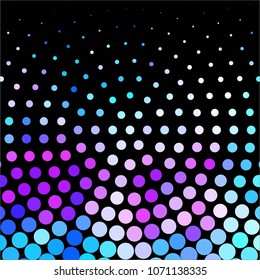 Spotted colorful vector background. Abstract halftone illustration pattern. Vintage texture
