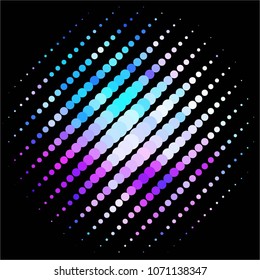 Spotted colorful vector background. Abstract halftone illustration pattern. Vintage texture
