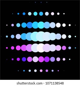 Spotted colorful vector background. Abstract halftone illustration pattern. Vintage texture
