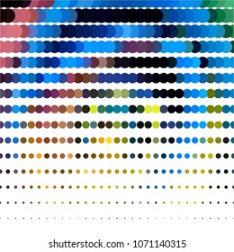 Spotted colorful vector background. Abstract halftone illustration pattern. Vintage texture
