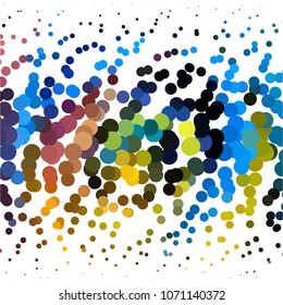 Spotted colorful vector background. Abstract halftone illustration pattern. Vintage texture
