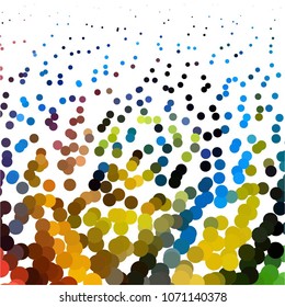 Spotted colorful vector background. Abstract halftone illustration pattern. Vintage texture
