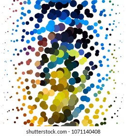 Spotted colorful vector background. Abstract halftone illustration pattern. Vintage texture
