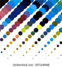 Spotted colorful vector background. Abstract halftone illustration pattern. Vintage texture
