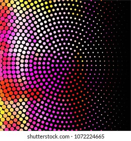 Spotted colorful vector background. Abstract halftone illustration pattern. Vintage texture
