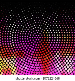 Spotted colorful vector background. Abstract halftone illustration pattern. Vintage texture

