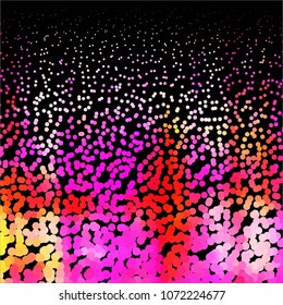 Spotted colorful vector background. Abstract halftone illustration pattern. Vintage texture
