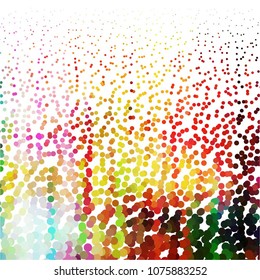 Spotted colorful vector background. Abstract halftone illustration pattern. Vintage texture
