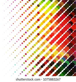 Spotted colorful vector background. Abstract halftone illustration pattern. Vintage texture
