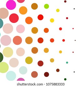 Spotted colorful vector background. Abstract halftone illustration pattern. Vintage texture
