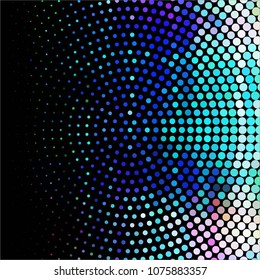 Spotted colorful vector background. Abstract halftone illustration pattern. Vintage texture
