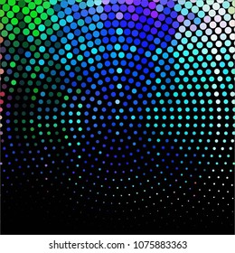 Spotted colorful vector background. Abstract halftone illustration pattern. Vintage texture
