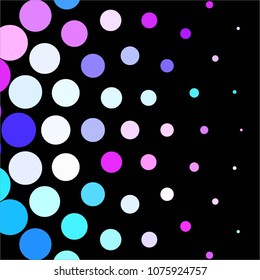 Spotted colorful vector background. Abstract halftone illustration pattern. Vintage texture
