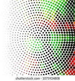Spotted colorful vector background. Abstract halftone illustration pattern. Vintage texture
